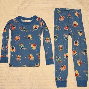Hanna Andersson Blue Butterfly Fairy Pajama Set